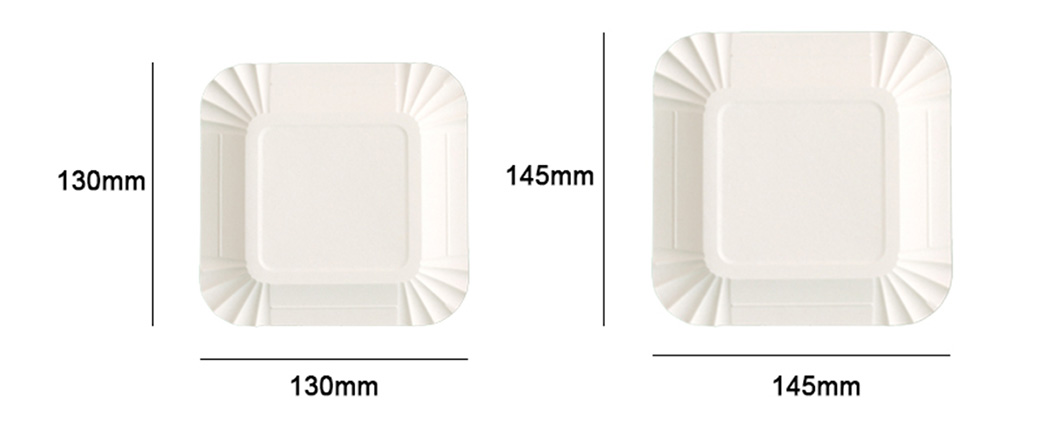 Various Sizes Paper Plates