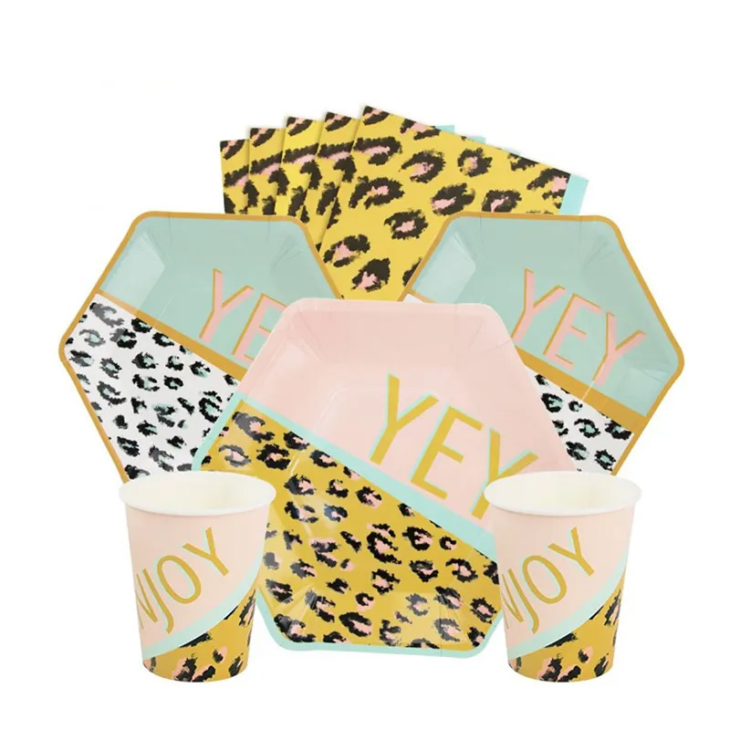 Leopard Print Decorative Plate