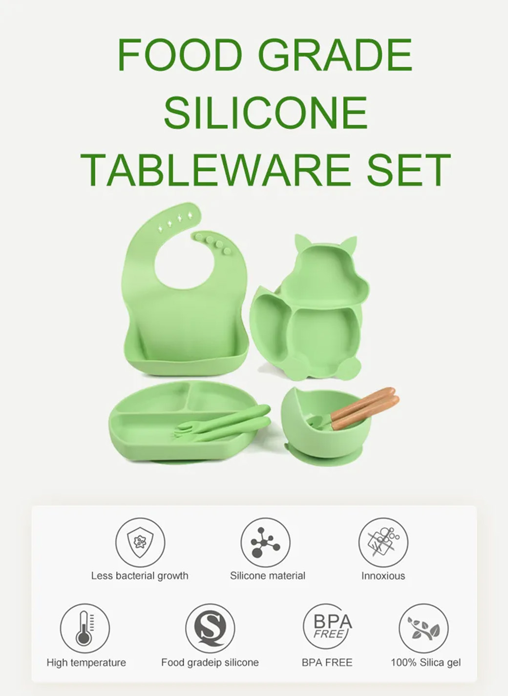 Silicone Baby Plate Silicone Baby Plate