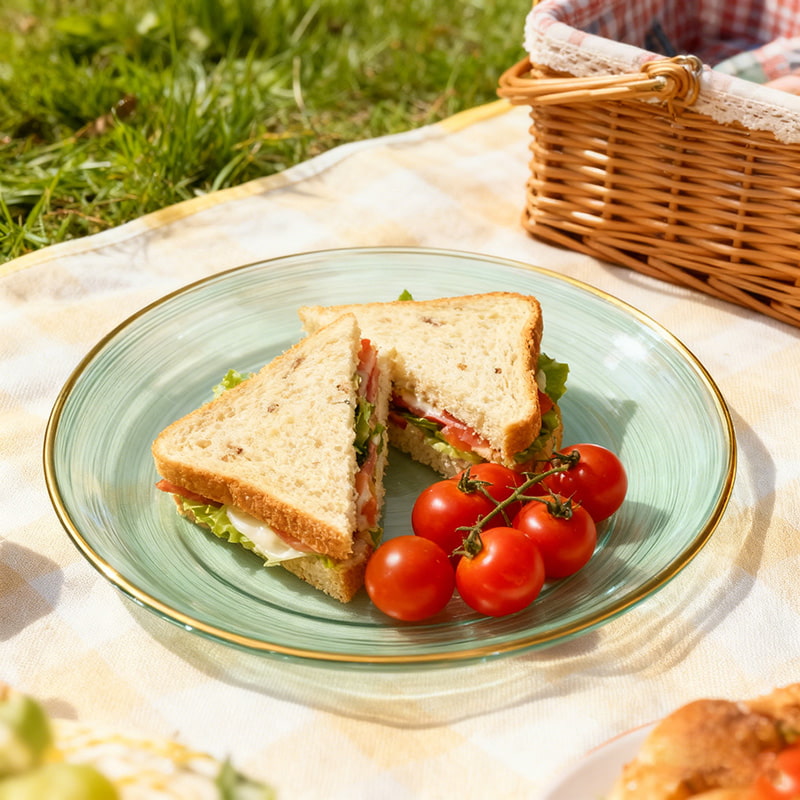 restaurant catering plastic plate